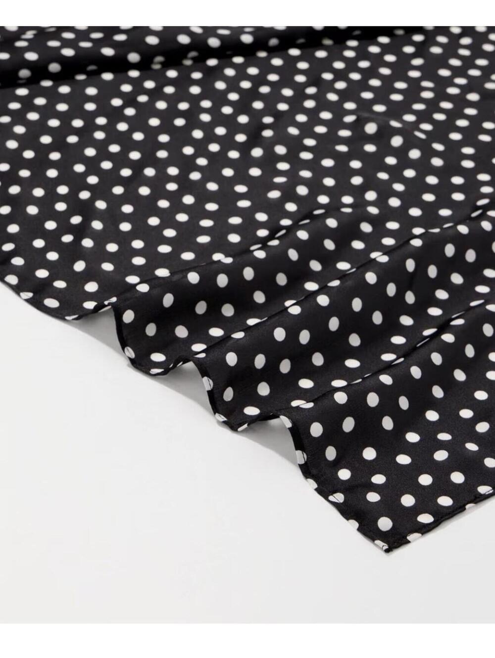 Dot Print Square Scarf WHBM - Picture 3 of 4